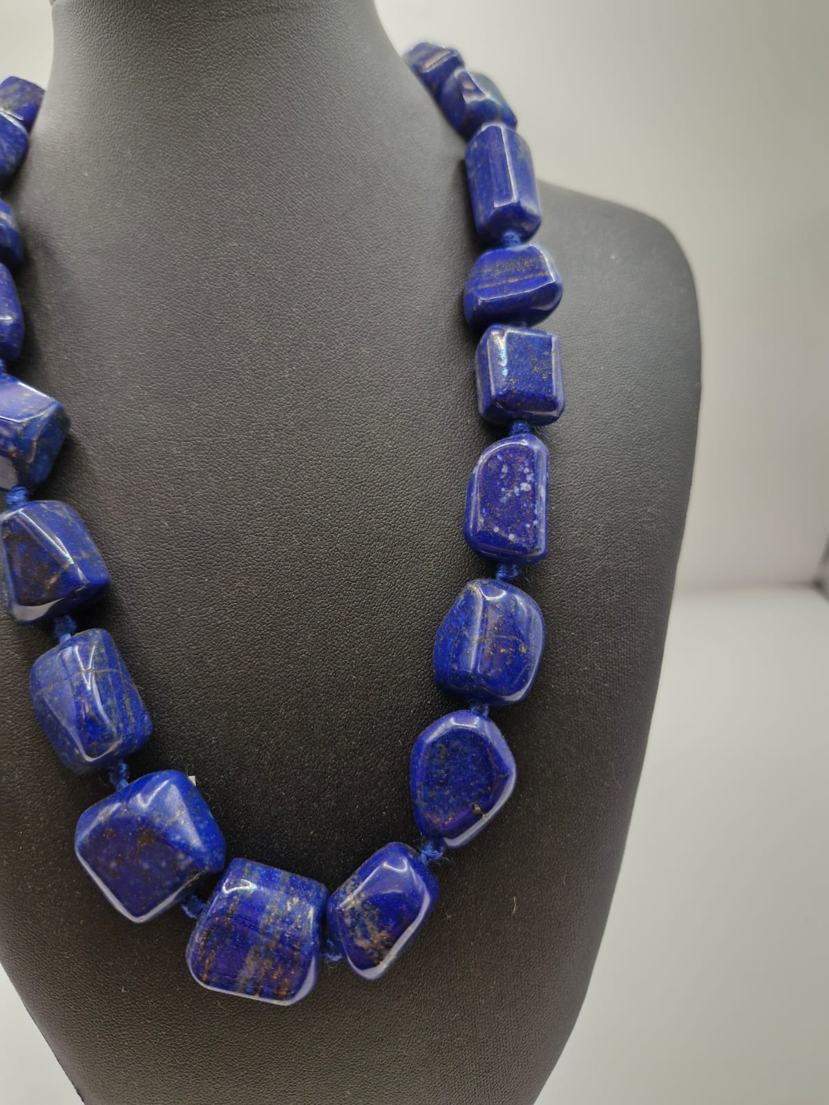 Lapis Lazuli Necklace | Sourced from the World's Oldest Mine | Handmade Deep Blue Gemstone Necklace, Gift for Women, Beaded Necklace