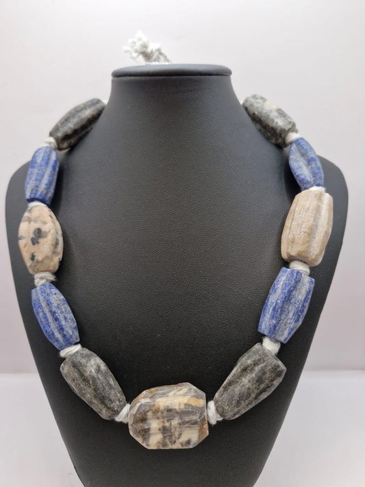 Handcrafted Lapis Stone necklace | Sourced from the World's Oldest Mine | Other Stones | Perfect Gift for Any Occasion | Best Gift for Women