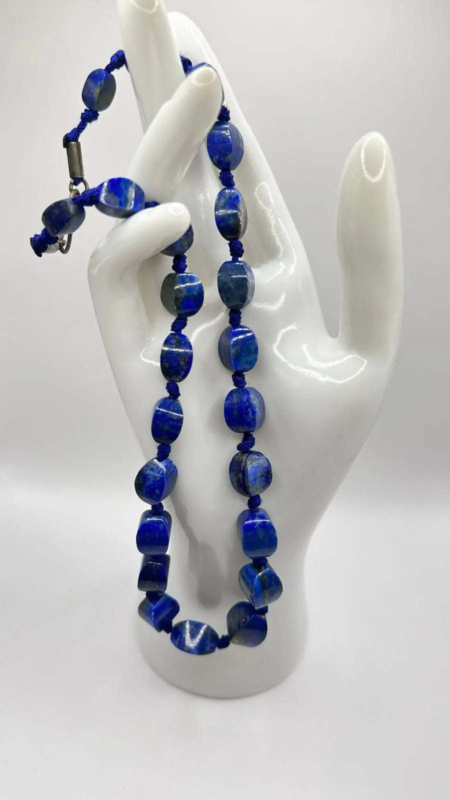 Lapis Lazuli Necklace | Sourced from the World's Oldest Mine | Handmade Deep Blue Gemstone Necklace, Gift for Women, Beaded Necklace